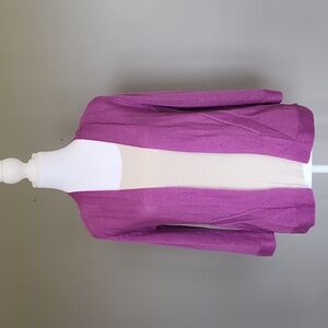 Worthington Cardigan Sweater Size Small Fushia